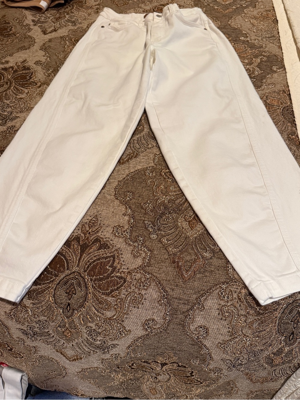 Judy Blue Womens White High-Rise Jeans